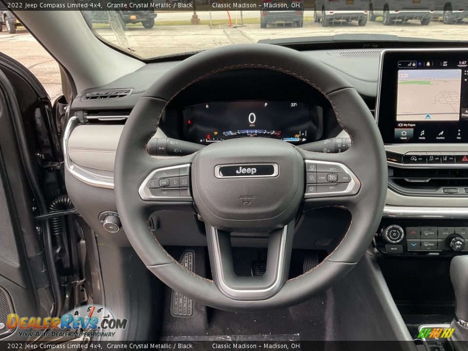 2022 Jeep Compass Limited 4x4 Granite Crystal Metallic / Black Photo #9