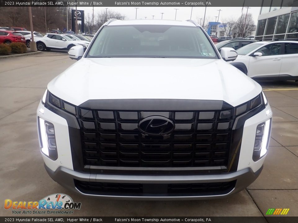 2023 Hyundai Palisade SEL AWD Hyper White / Black Photo #8