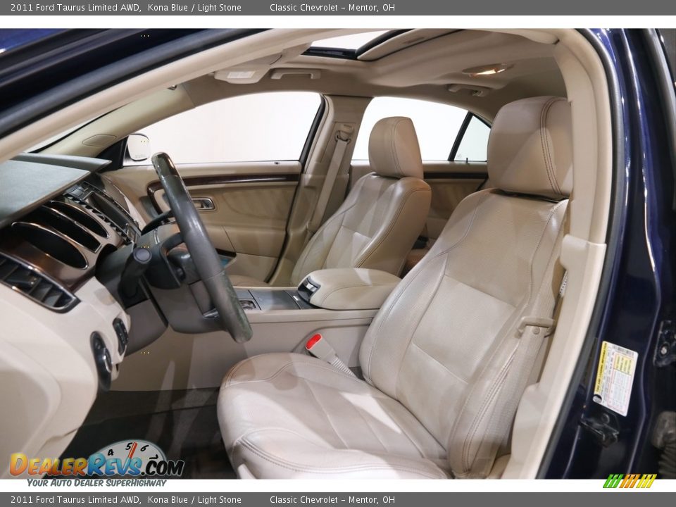 Front Seat of 2011 Ford Taurus Limited AWD Photo #6
