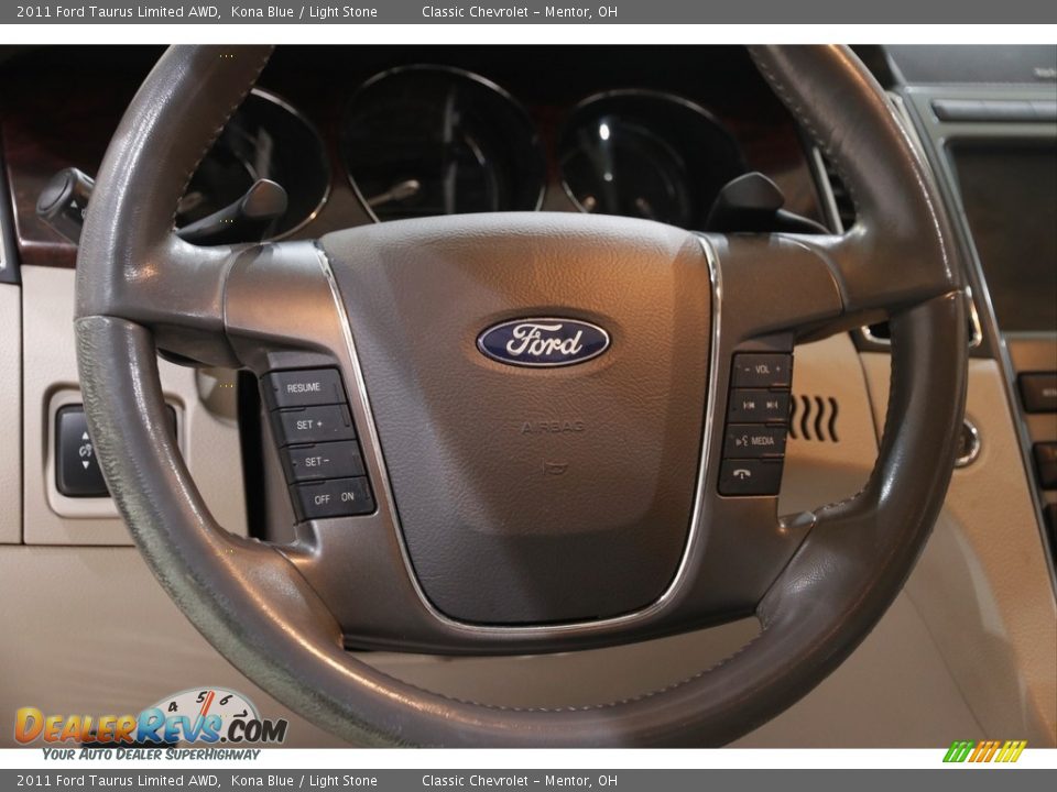 2011 Ford Taurus Limited AWD Steering Wheel Photo #8