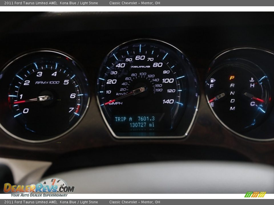 2011 Ford Taurus Limited AWD Gauges Photo #9