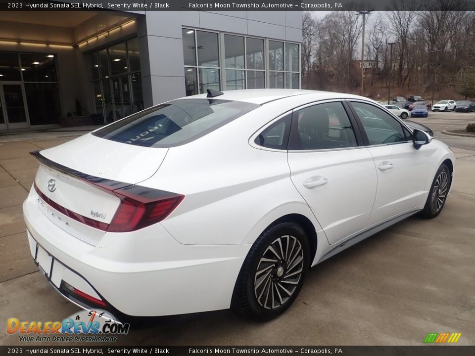 2023 Hyundai Sonata SEL Hybrid Serenity White / Black Photo #2