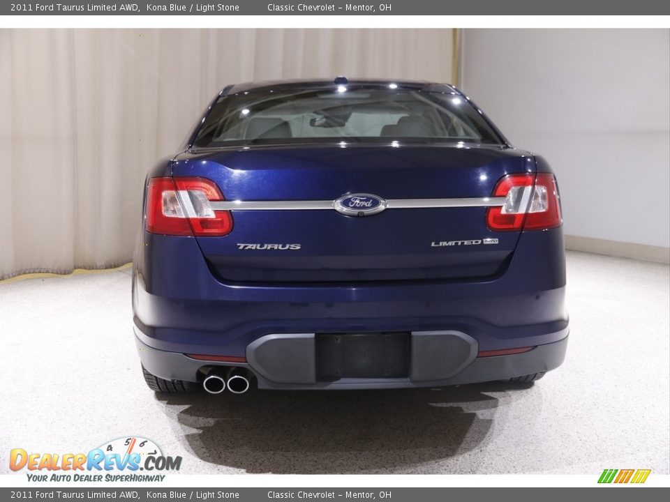 2011 Ford Taurus Limited AWD Kona Blue / Light Stone Photo #21