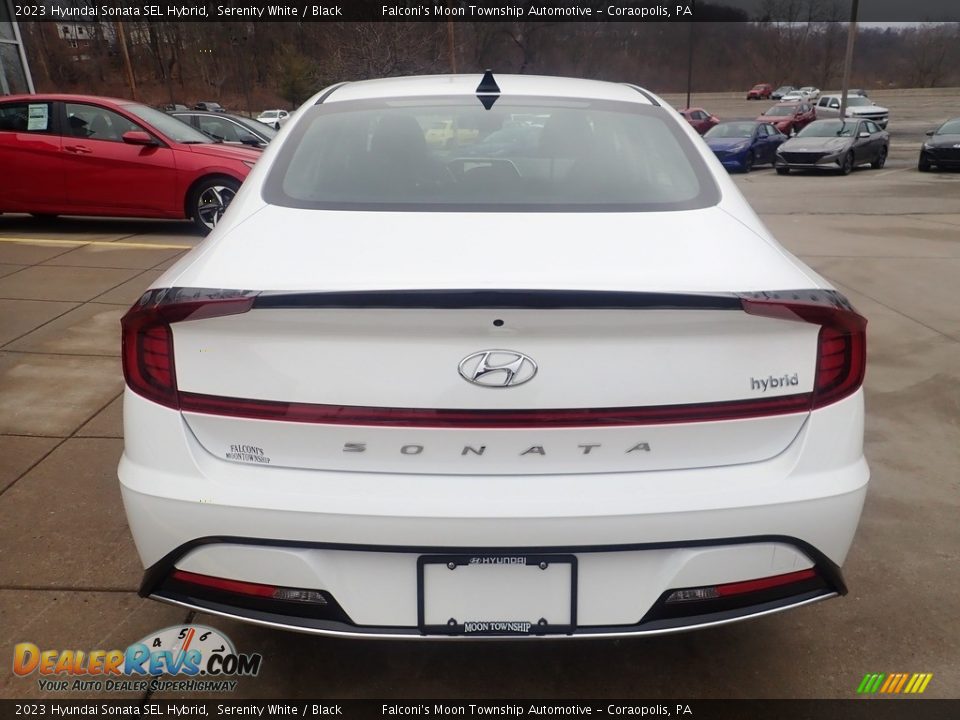 2023 Hyundai Sonata SEL Hybrid Serenity White / Black Photo #3