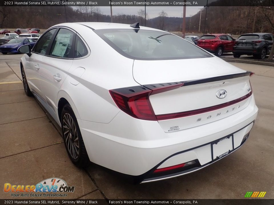 2023 Hyundai Sonata SEL Hybrid Serenity White / Black Photo #4