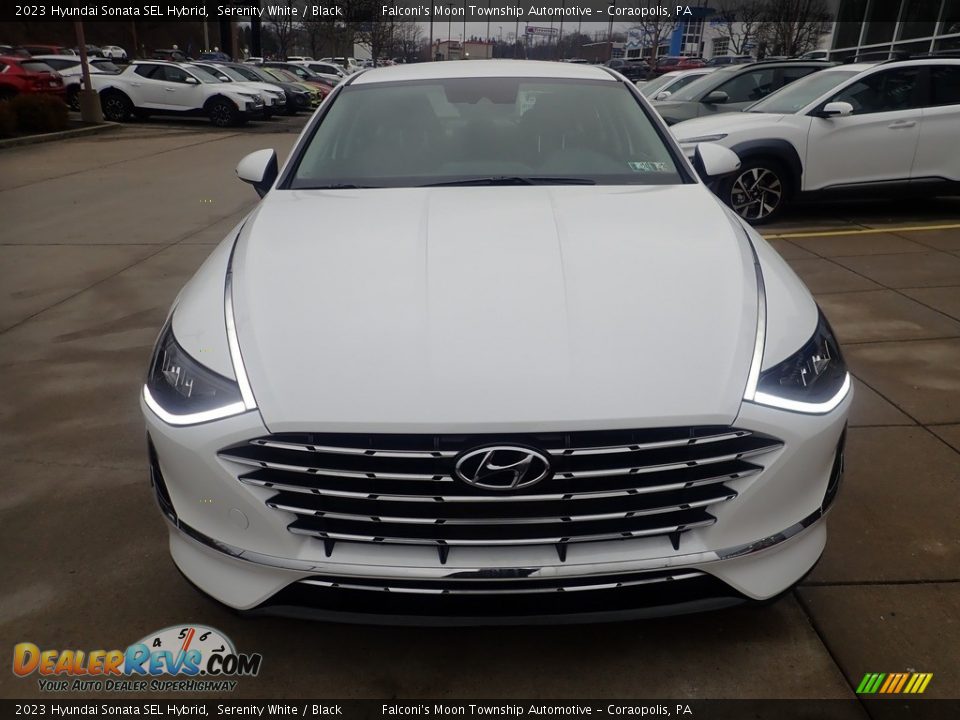 2023 Hyundai Sonata SEL Hybrid Serenity White / Black Photo #7