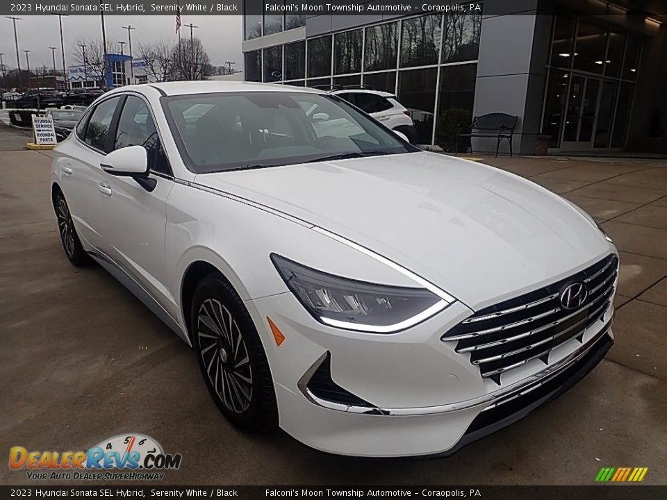 2023 Hyundai Sonata SEL Hybrid Serenity White / Black Photo #8