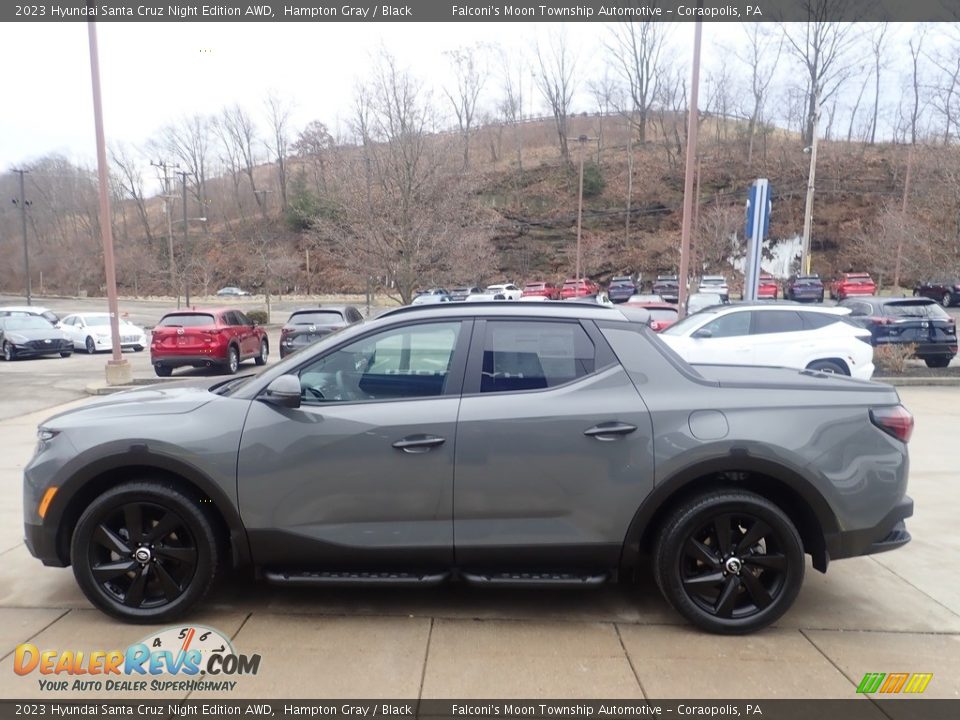 2023 Hyundai Santa Cruz Night Edition AWD Hampton Gray / Black Photo #6