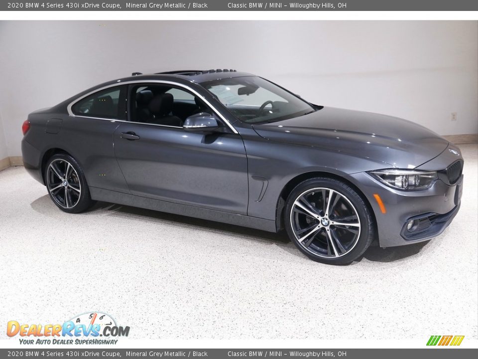 2020 BMW 4 Series 430i xDrive Coupe Mineral Grey Metallic / Black Photo #1