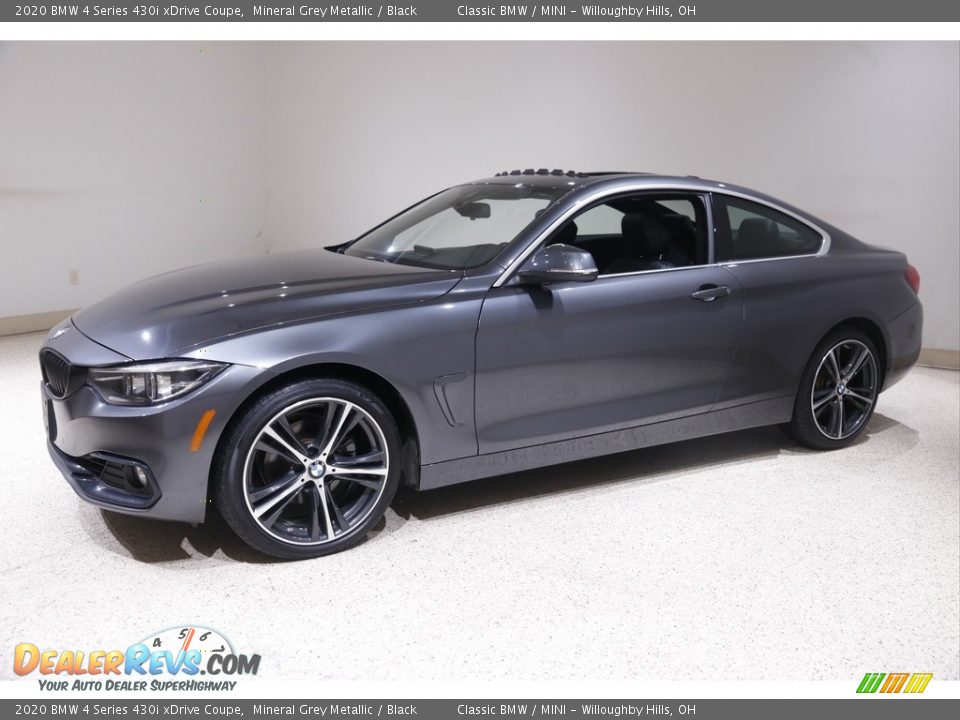 2020 BMW 4 Series 430i xDrive Coupe Mineral Grey Metallic / Black Photo #3