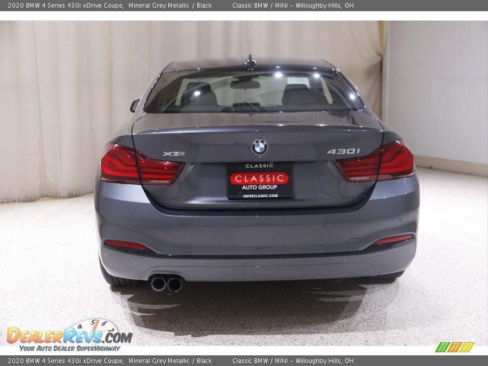 2020 BMW 4 Series 430i xDrive Coupe Mineral Grey Metallic / Black Photo #22