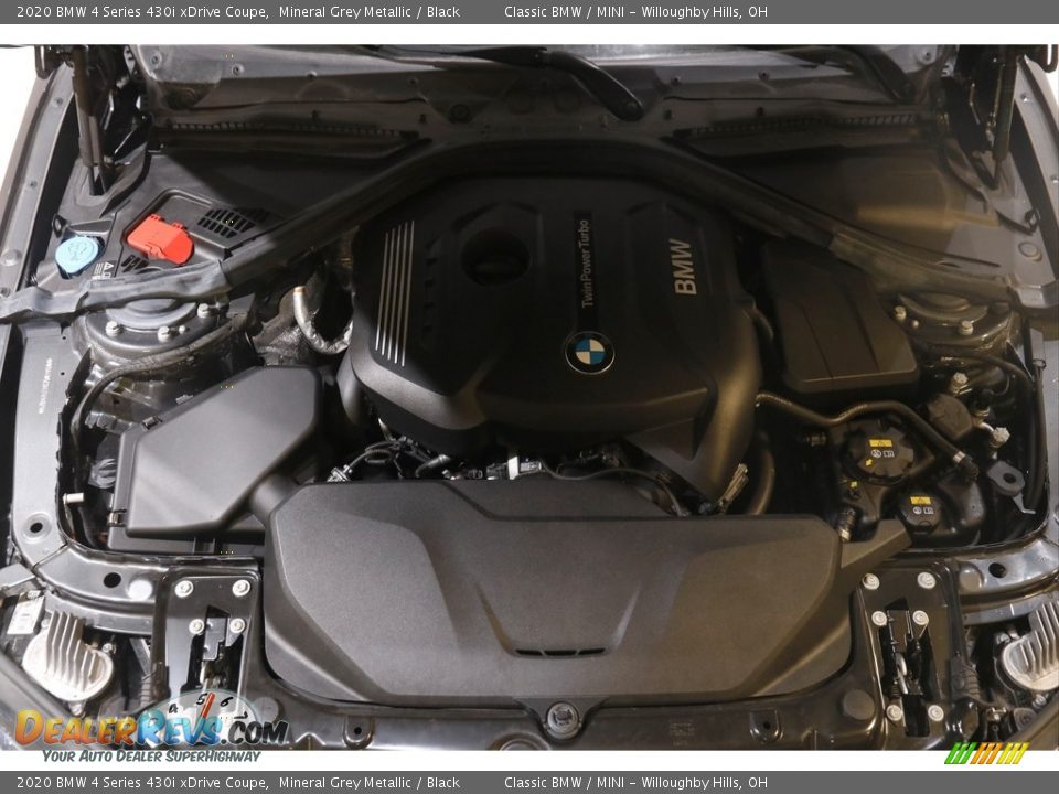 2020 BMW 4 Series 430i xDrive Coupe Mineral Grey Metallic / Black Photo #23