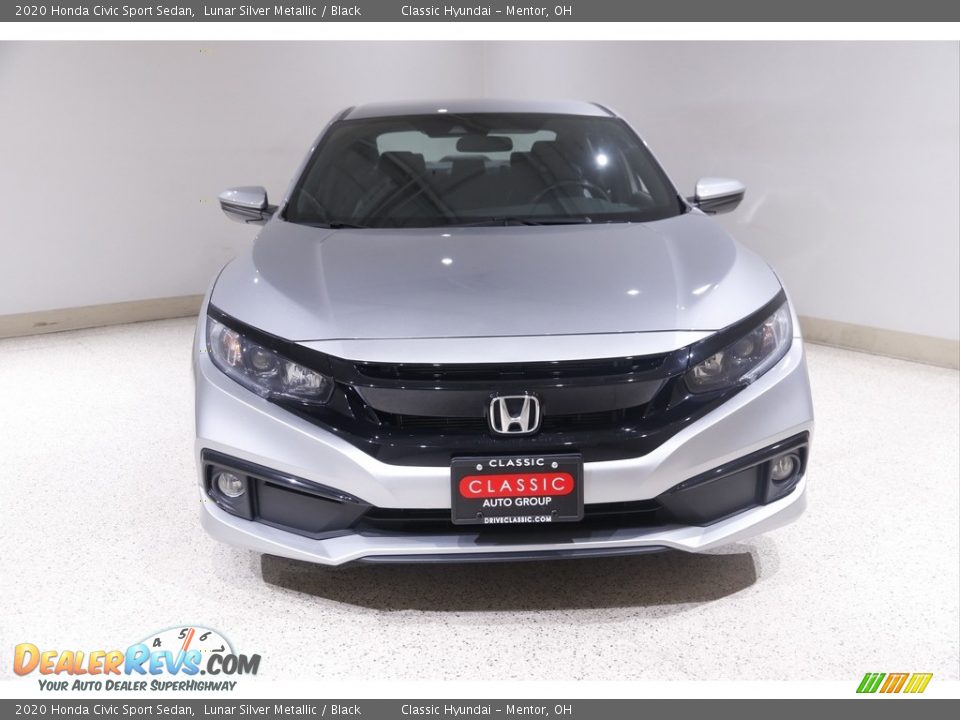 2020 Honda Civic Sport Sedan Lunar Silver Metallic / Black Photo #2