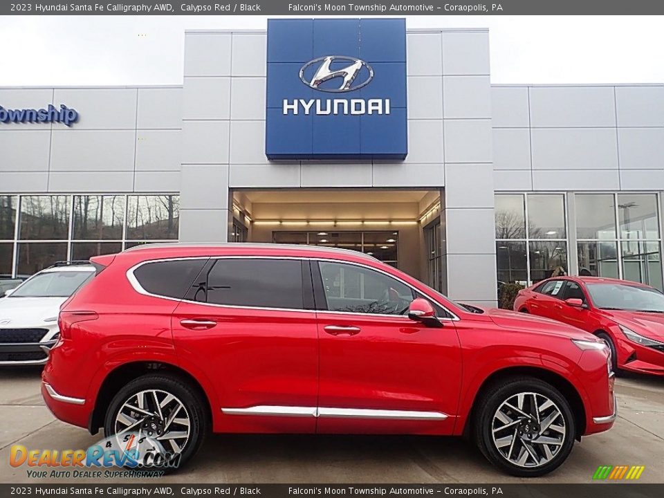 Calypso Red 2023 Hyundai Santa Fe Calligraphy AWD Photo #1