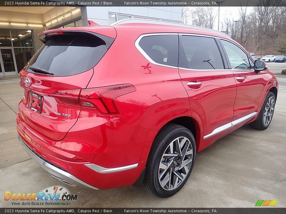 2023 Hyundai Santa Fe Calligraphy AWD Calypso Red / Black Photo #2