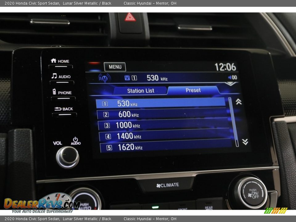 2020 Honda Civic Sport Sedan Lunar Silver Metallic / Black Photo #10