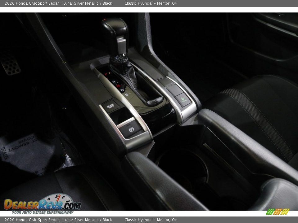 2020 Honda Civic Sport Sedan Lunar Silver Metallic / Black Photo #14