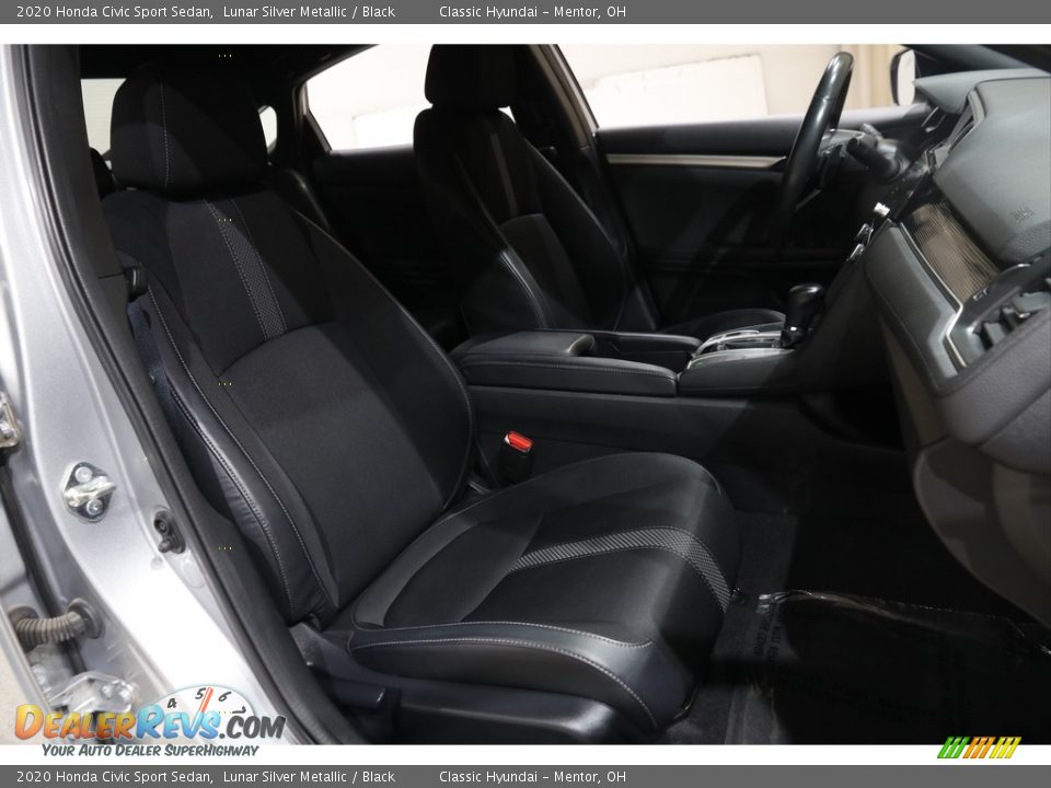 2020 Honda Civic Sport Sedan Lunar Silver Metallic / Black Photo #16