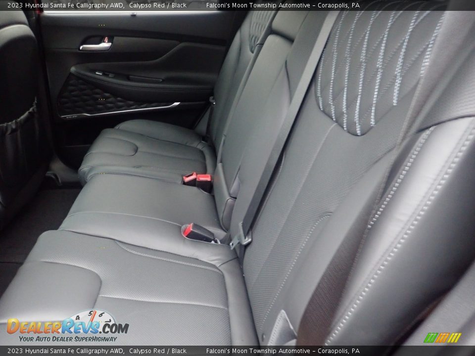 Rear Seat of 2023 Hyundai Santa Fe Calligraphy AWD Photo #12