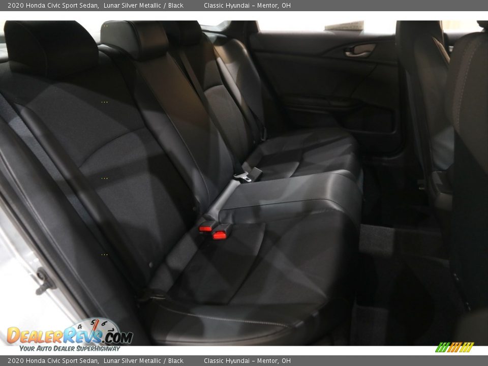 2020 Honda Civic Sport Sedan Lunar Silver Metallic / Black Photo #17