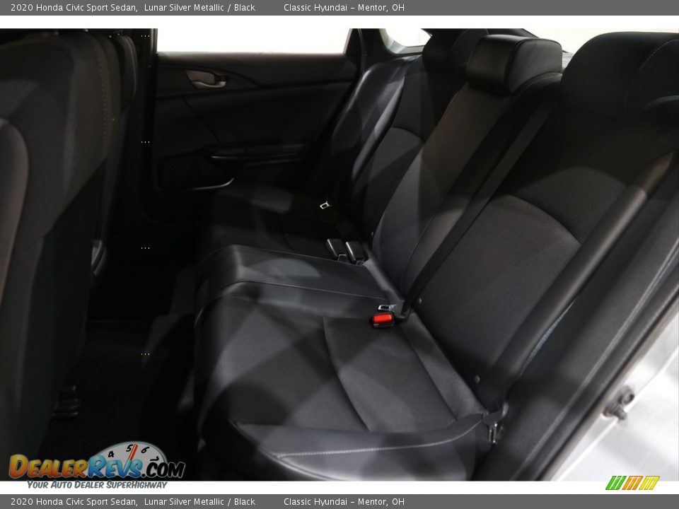2020 Honda Civic Sport Sedan Lunar Silver Metallic / Black Photo #18