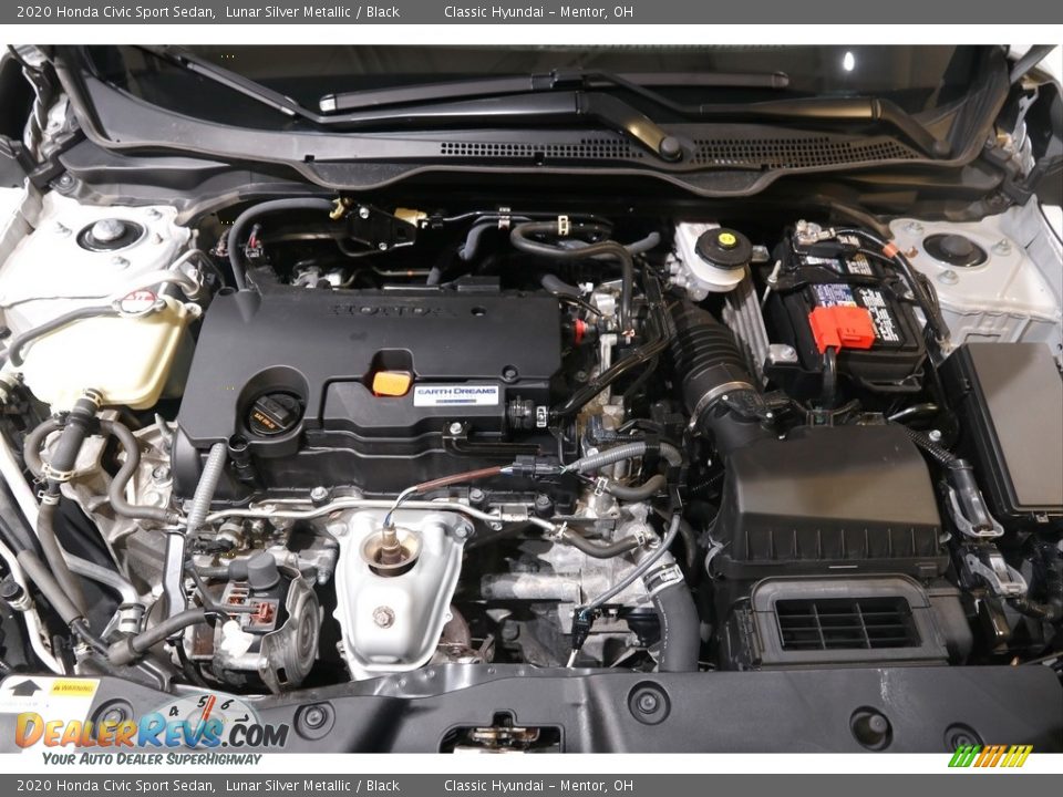 2020 Honda Civic Sport Sedan Lunar Silver Metallic / Black Photo #20