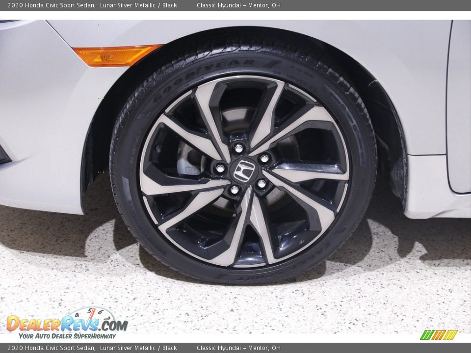 2020 Honda Civic Sport Sedan Lunar Silver Metallic / Black Photo #21