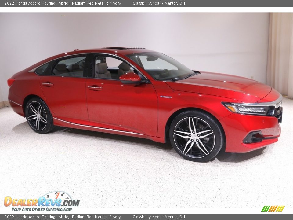 Radiant Red Metallic 2022 Honda Accord Touring Hybrid Photo #1