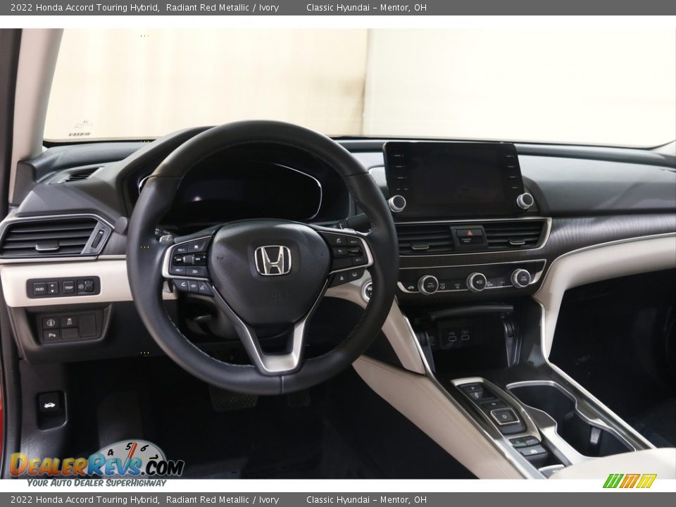 Dashboard of 2022 Honda Accord Touring Hybrid Photo #6