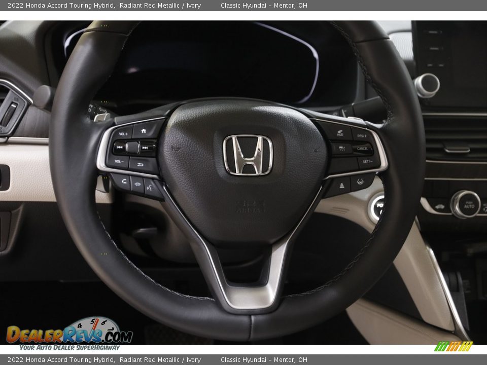 2022 Honda Accord Touring Hybrid Steering Wheel Photo #7