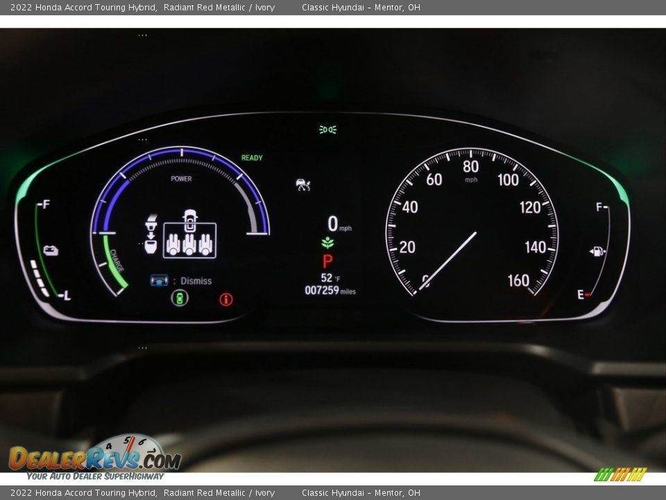 2022 Honda Accord Touring Hybrid Gauges Photo #8
