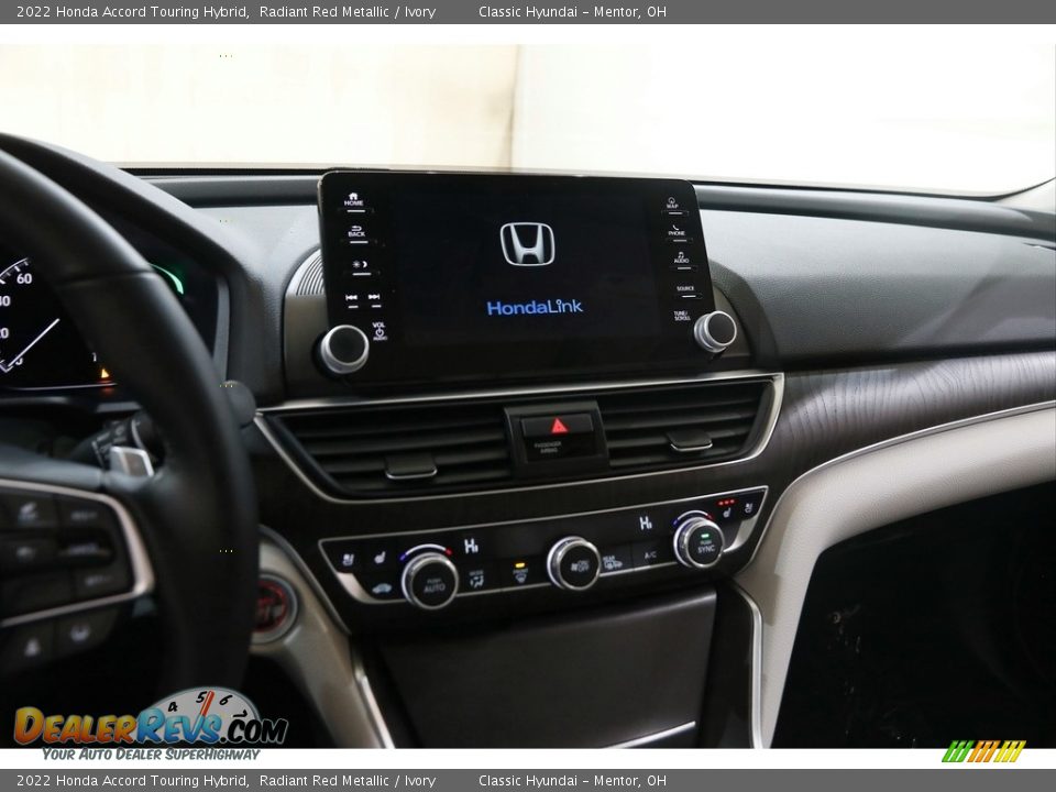 2022 Honda Accord Touring Hybrid Radiant Red Metallic / Ivory Photo #9