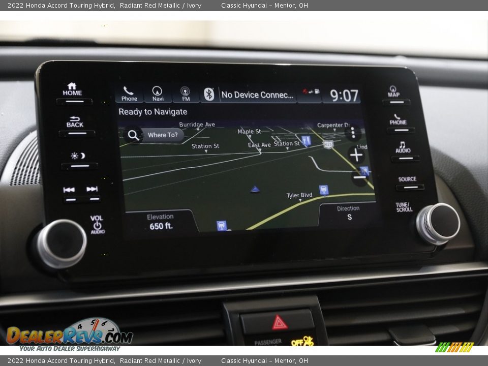 Navigation of 2022 Honda Accord Touring Hybrid Photo #12