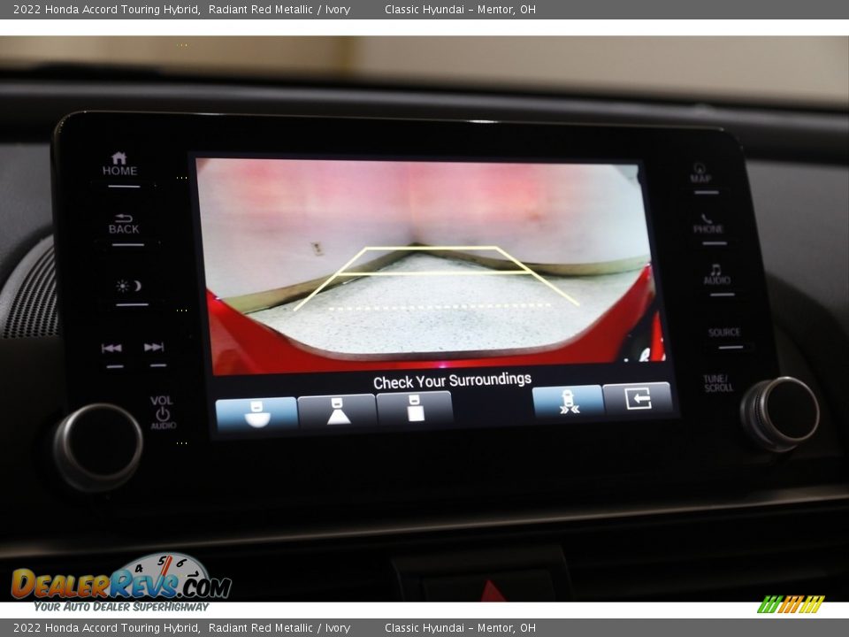 2022 Honda Accord Touring Hybrid Radiant Red Metallic / Ivory Photo #13