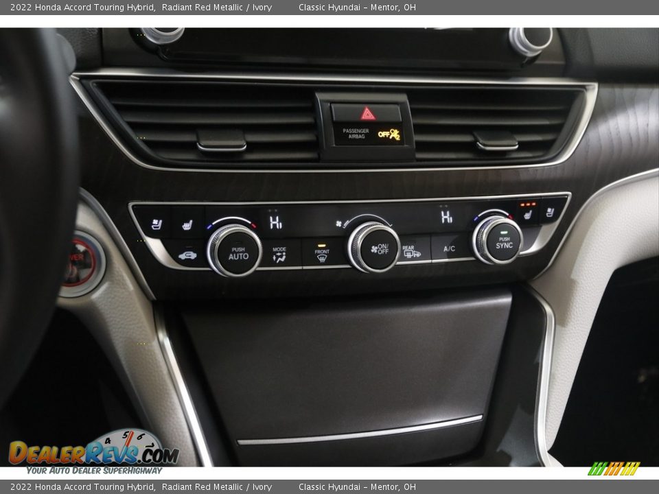 2022 Honda Accord Touring Hybrid Radiant Red Metallic / Ivory Photo #14