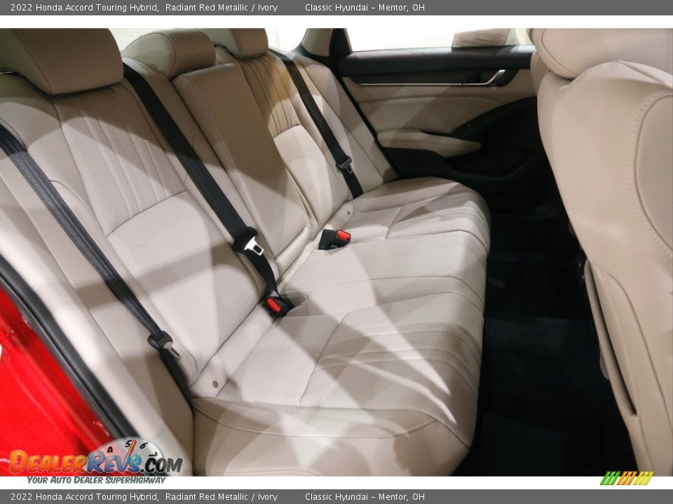 Rear Seat of 2022 Honda Accord Touring Hybrid Photo #18