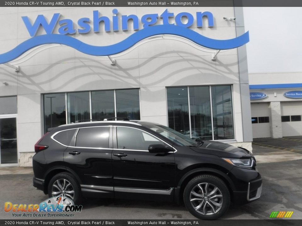 2020 Honda CR-V Touring AWD Crystal Black Pearl / Black Photo #2