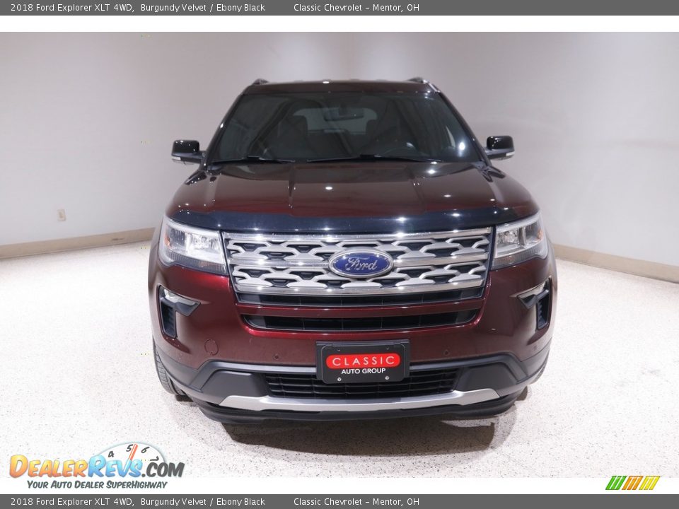 2018 Ford Explorer XLT 4WD Burgundy Velvet / Ebony Black Photo #2