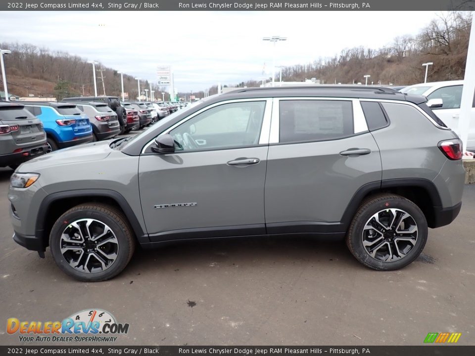 2022 Jeep Compass Limited 4x4 Sting Gray / Black Photo #2