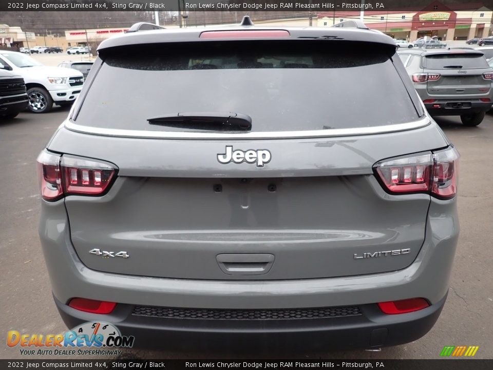 2022 Jeep Compass Limited 4x4 Sting Gray / Black Photo #4