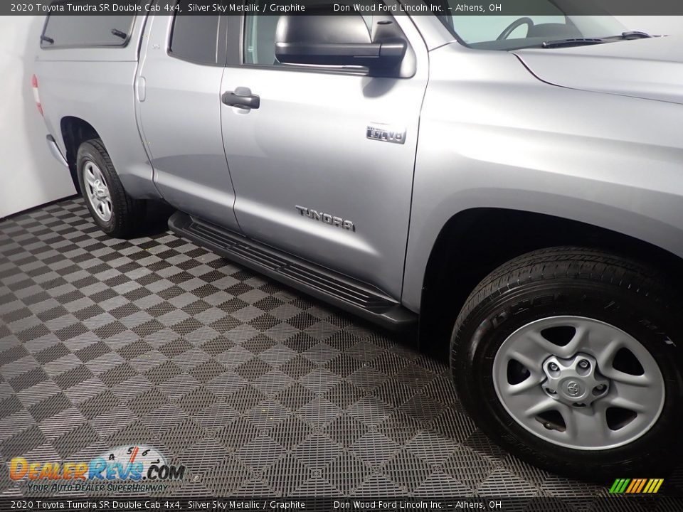2020 Toyota Tundra SR Double Cab 4x4 Silver Sky Metallic / Graphite Photo #4