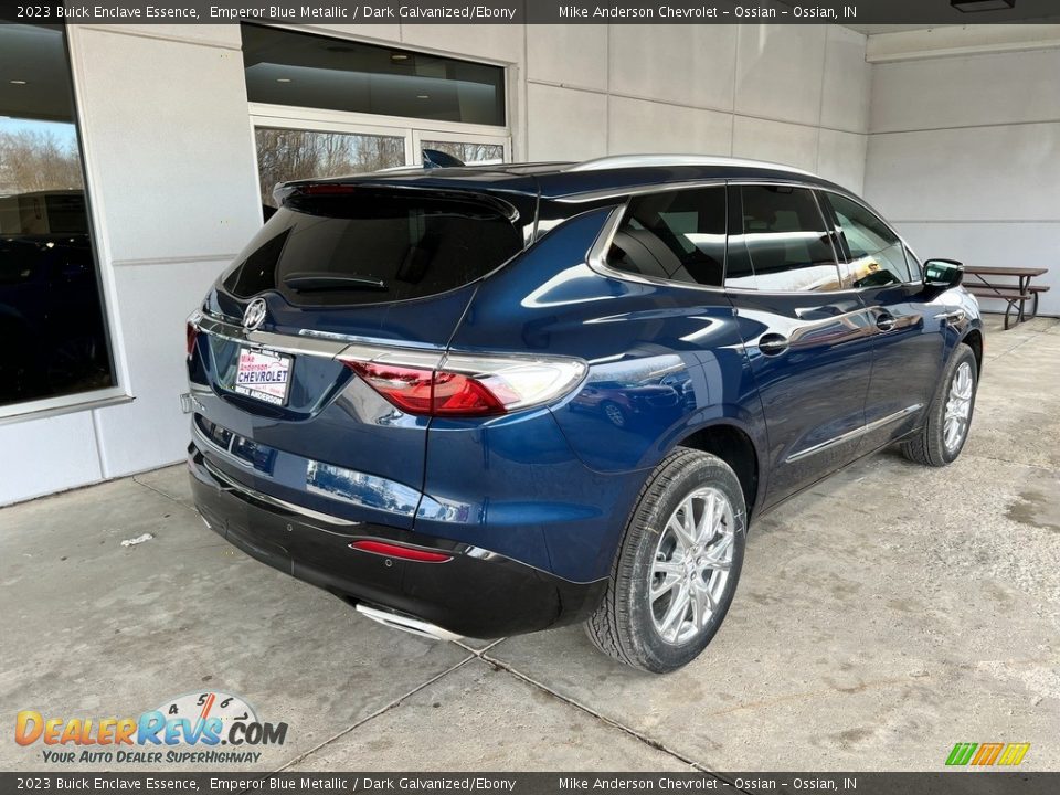 2023 Buick Enclave Essence Emperor Blue Metallic / Dark Galvanized/Ebony Photo #7