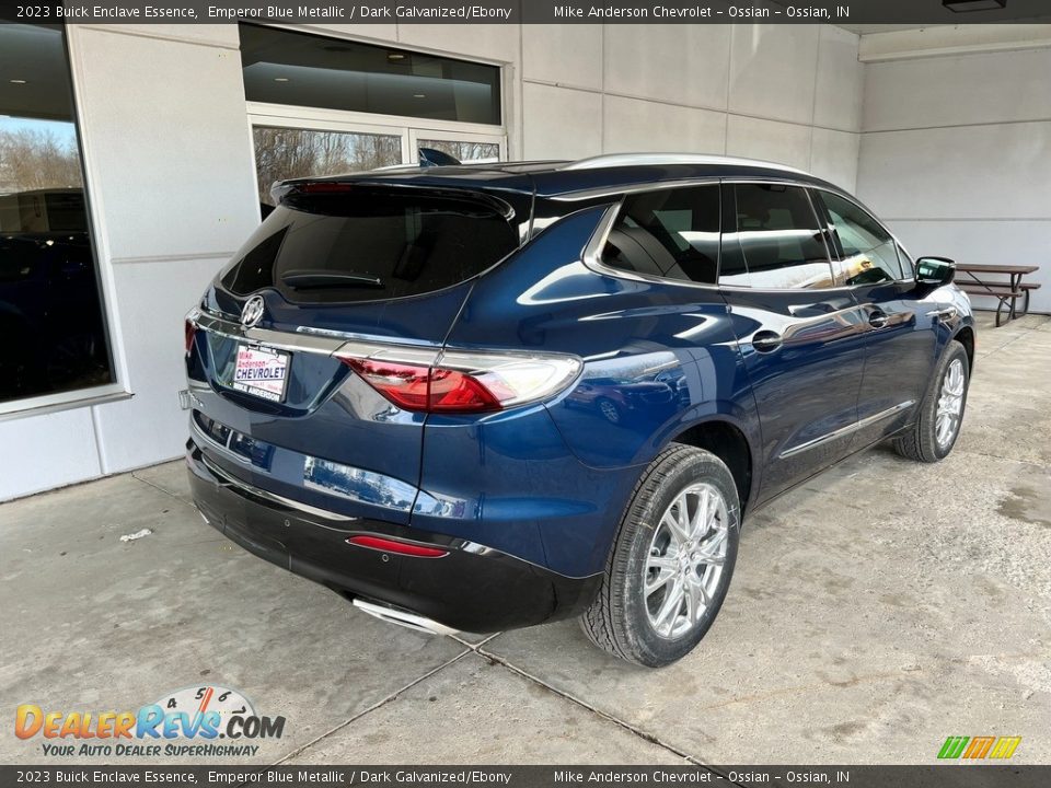 2023 Buick Enclave Essence Emperor Blue Metallic / Dark Galvanized/Ebony Photo #7