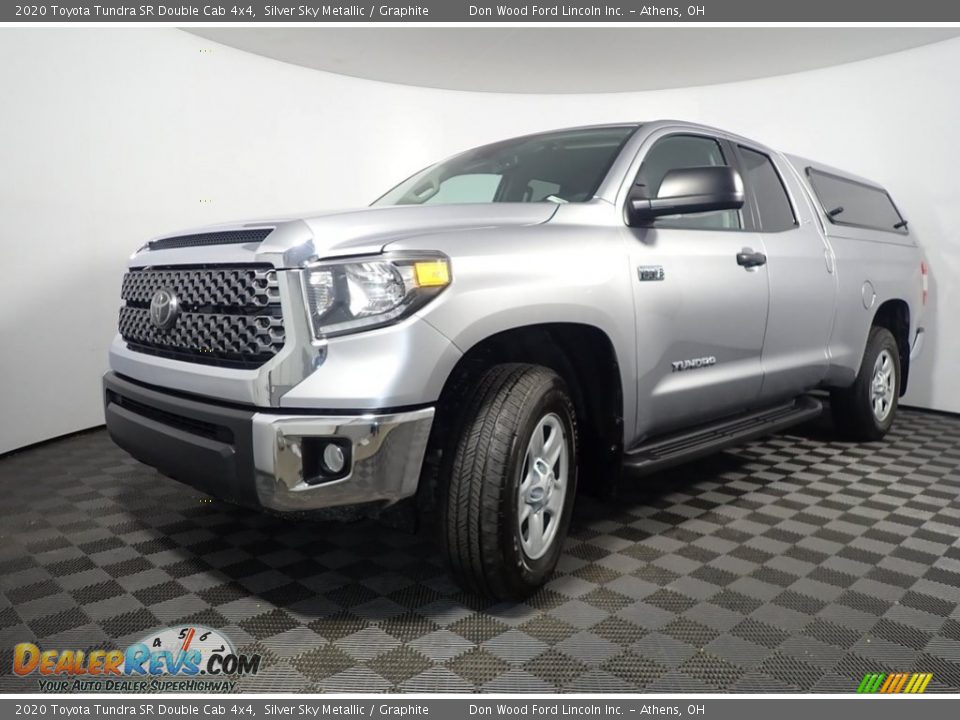 2020 Toyota Tundra SR Double Cab 4x4 Silver Sky Metallic / Graphite Photo #8