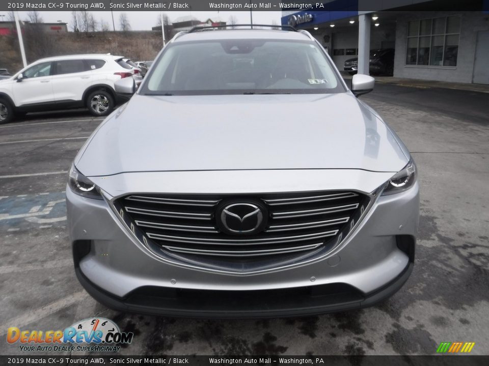 2019 Mazda CX-9 Touring AWD Sonic Silver Metallic / Black Photo #6