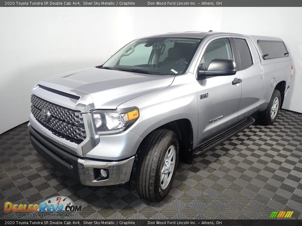 2020 Toyota Tundra SR Double Cab 4x4 Silver Sky Metallic / Graphite Photo #9