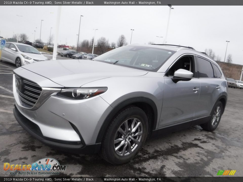 2019 Mazda CX-9 Touring AWD Sonic Silver Metallic / Black Photo #7