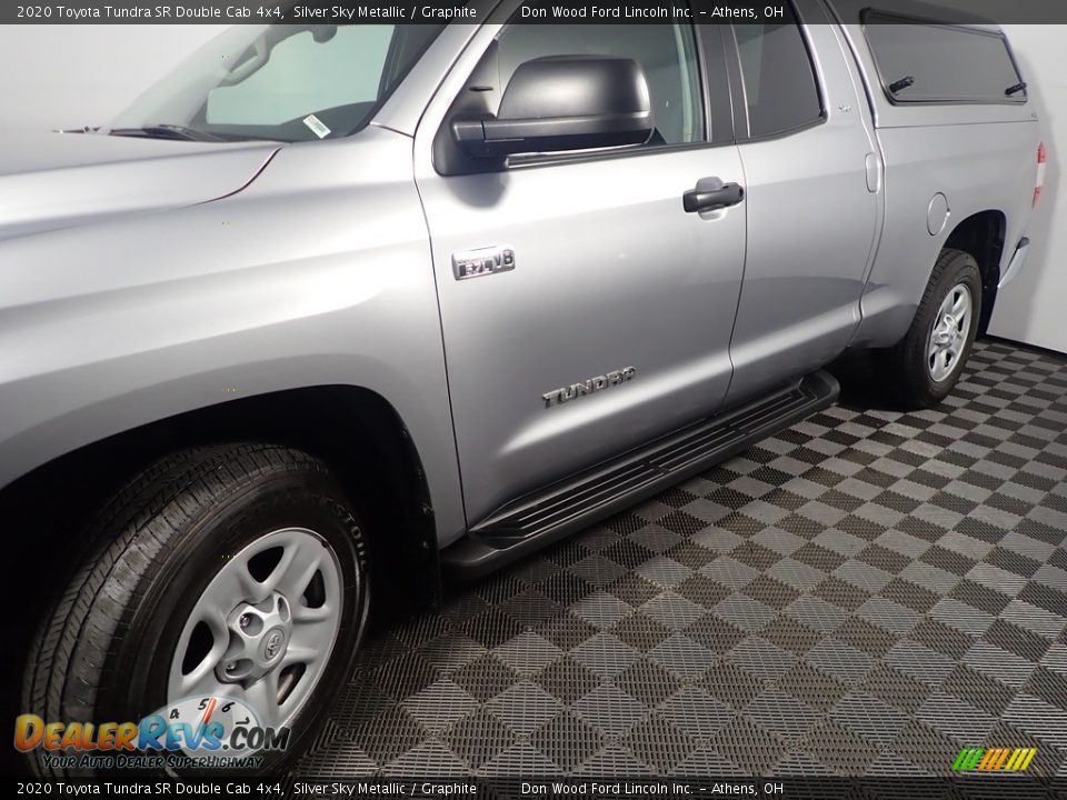 2020 Toyota Tundra SR Double Cab 4x4 Silver Sky Metallic / Graphite Photo #10