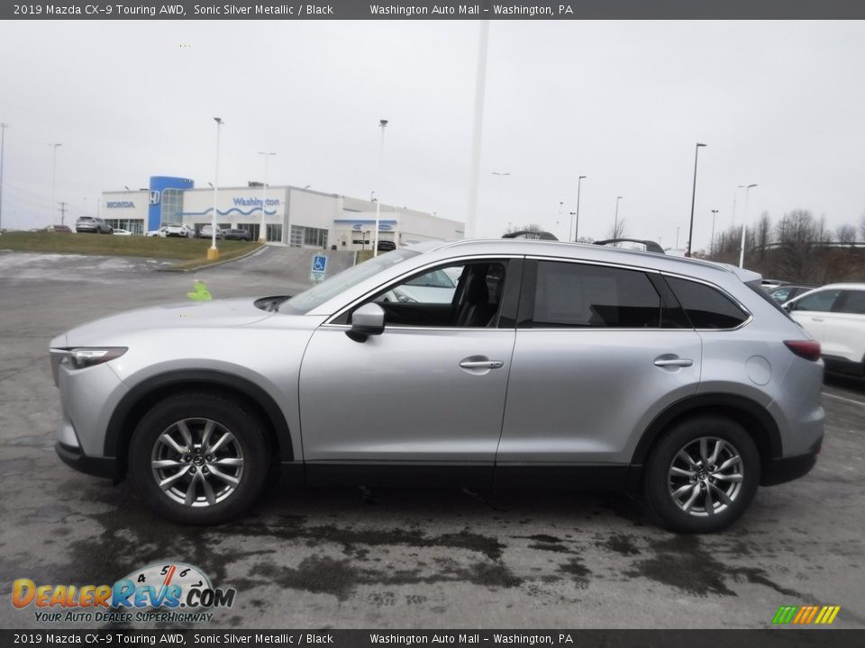 2019 Mazda CX-9 Touring AWD Sonic Silver Metallic / Black Photo #8