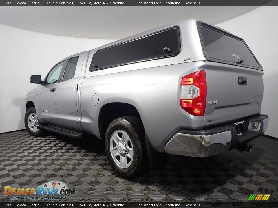 2020 Toyota Tundra SR Double Cab 4x4 Silver Sky Metallic / Graphite Photo #11